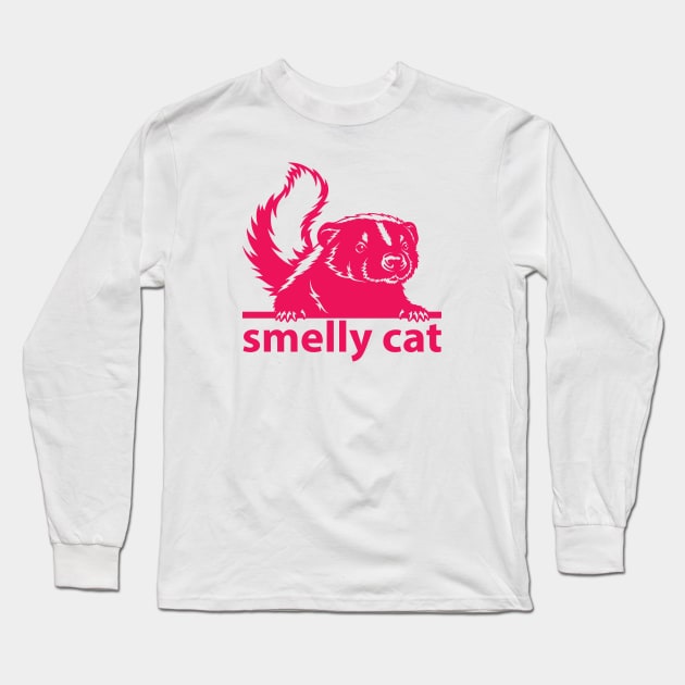 Smelly Cat Long Sleeve T-Shirt by Roadkill Creations